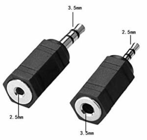 3.5mm and 2.5mm jacks