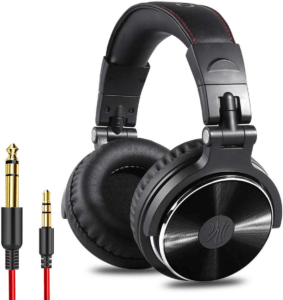 OneOdio Adapter Stereo Monitor Headphones - best recording headphones under 100 1